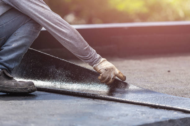 Professional Basement Waterproofing technician working in Mount Rainier, MD
